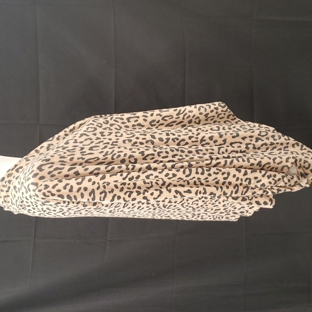 Bobeau Cheetah Print Waterfall Cardigan SZ XS - Picture 3 of 9